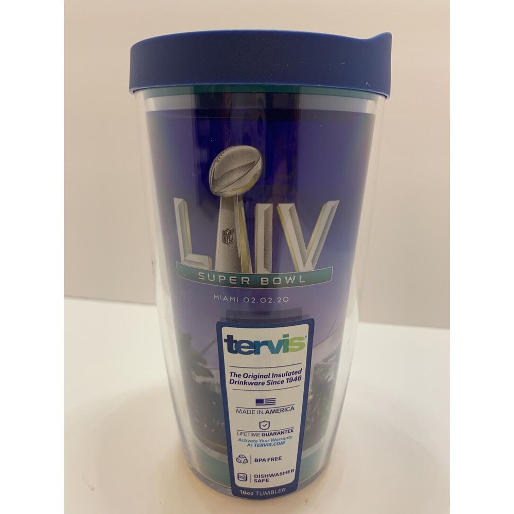 NFL Super Bowl LIV Miami 2020 Tumbler / Insulated BPA Free Officially Licensed - Picture 2 of 8